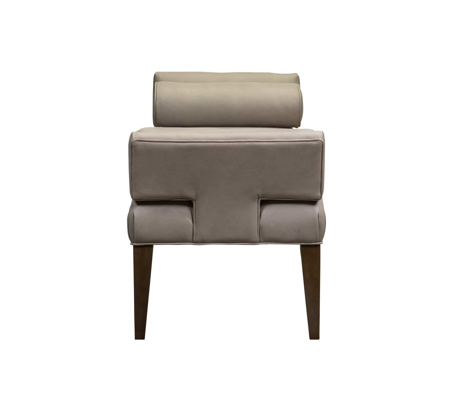 Pimlico Leather And Bolster Pillows Bedroom Bench