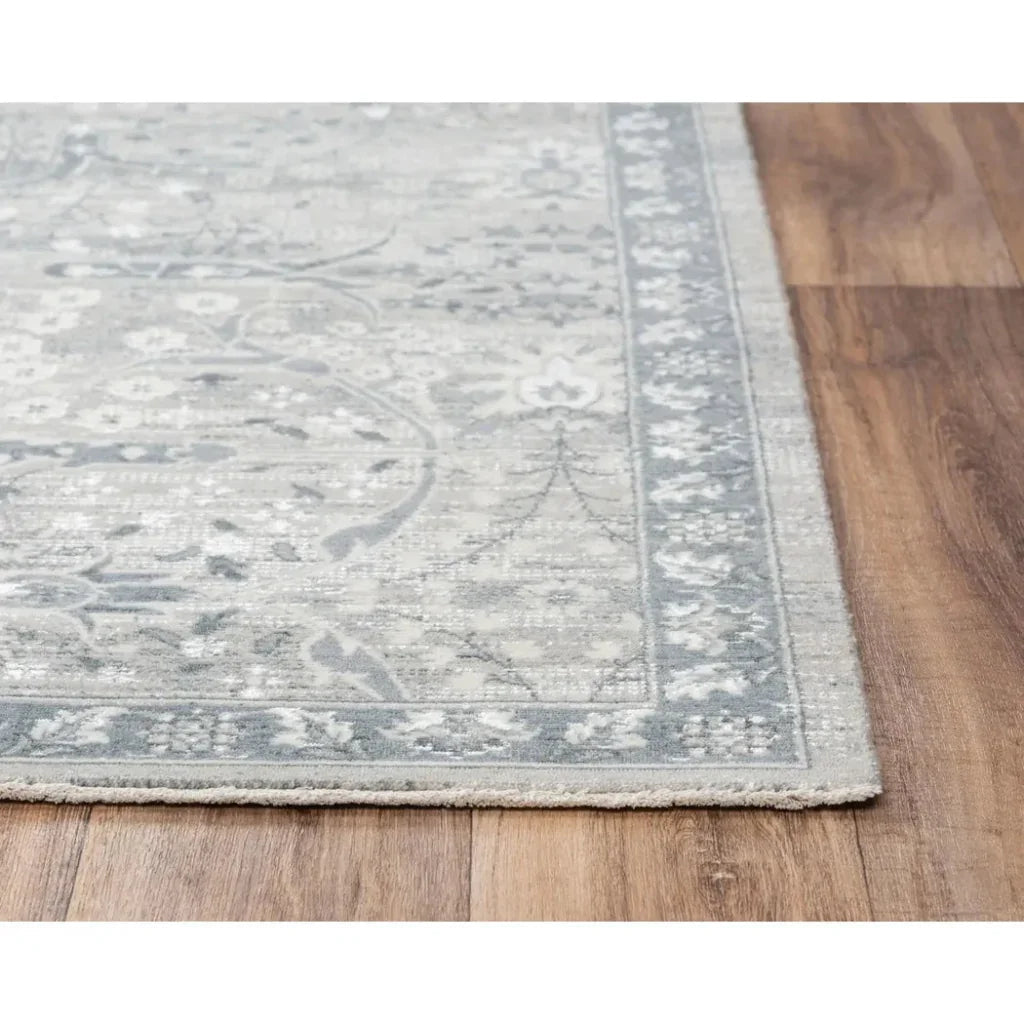 Djed Floral Blue Large Area Rugs For Living Room - LOOMLAN - LOOMLAN - Area Rugs