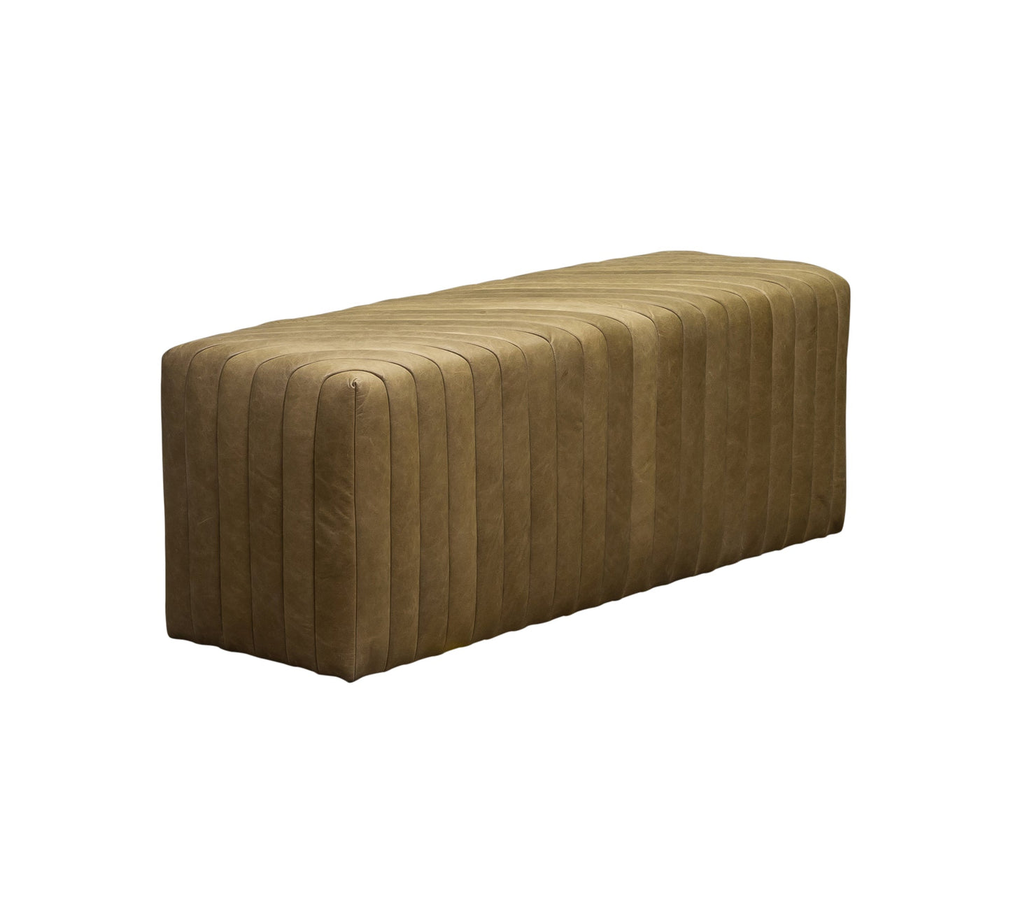 Bryant Leather Luxurious Bench Ottoman