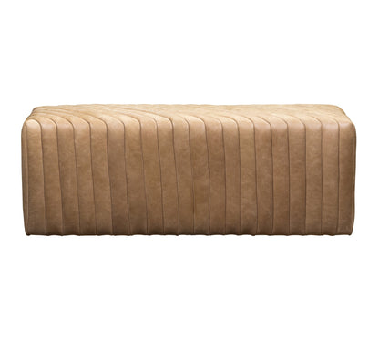 Bryant Leather Luxurious Bench Ottoman