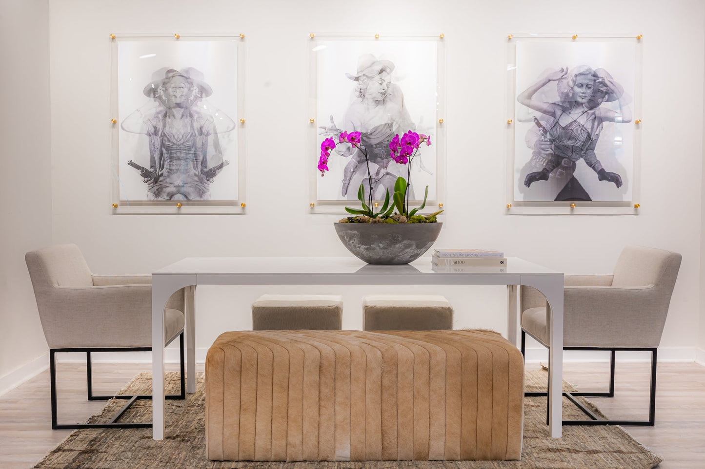 Bryant Leather Luxurious Bench Ottoman