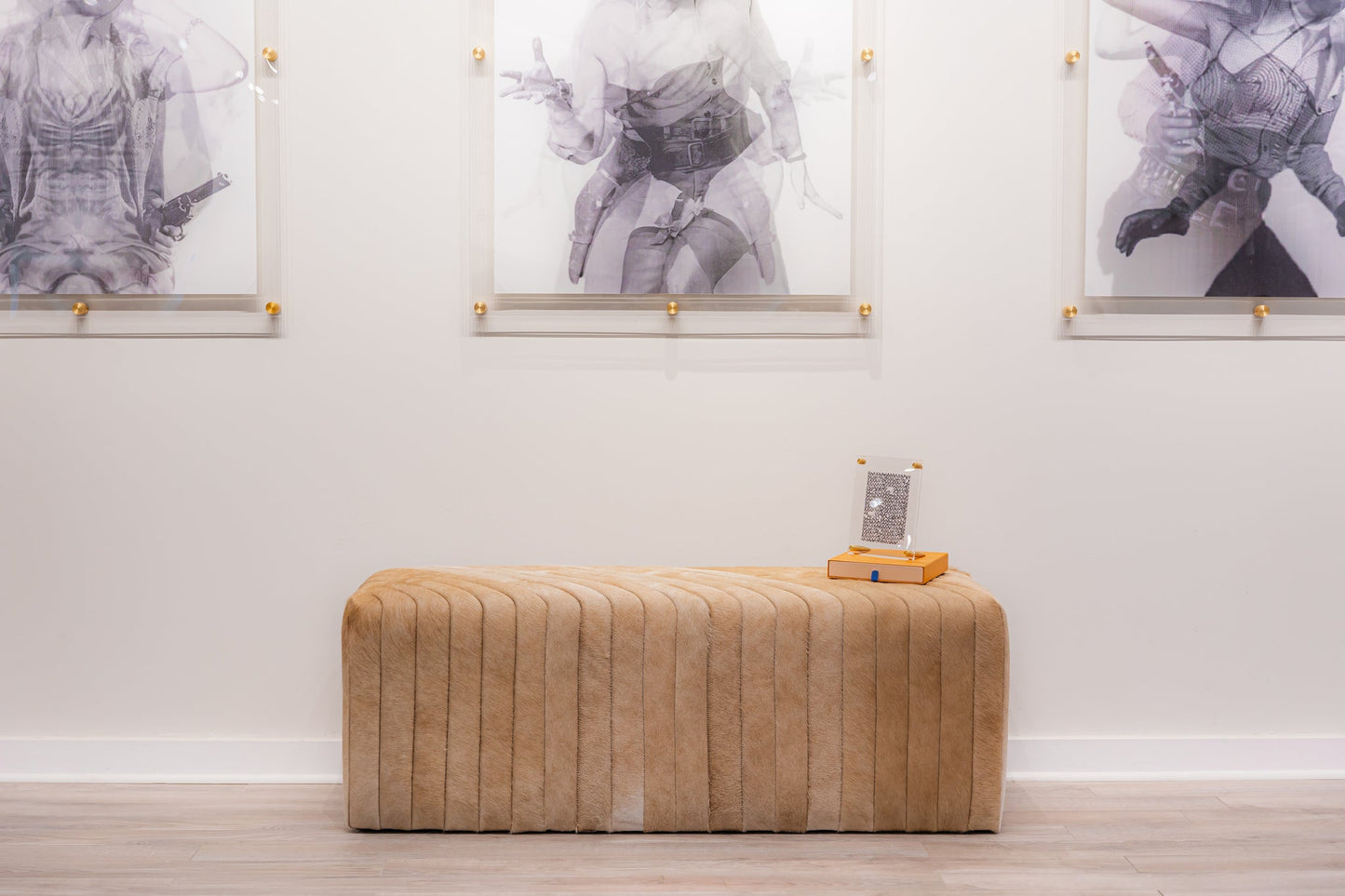 Bryant Leather Luxurious Bench Ottoman