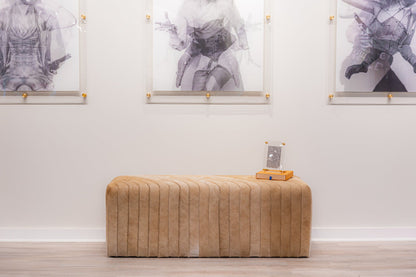 Bryant Leather Luxurious Bench Ottoman