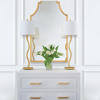 Chelsea House Sway Buffet Gold Leaf Table Lamp
