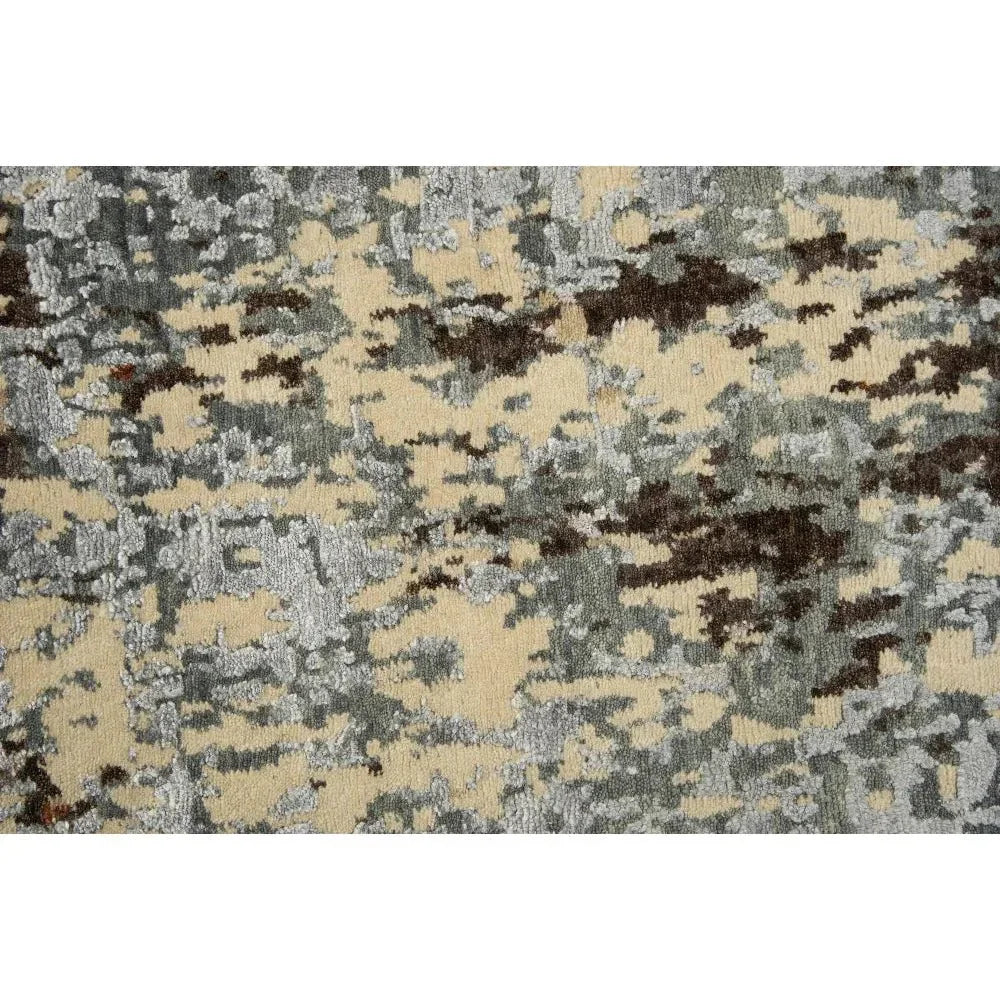 Arvi Abstract Light Gray Large Area Rugs -- gray