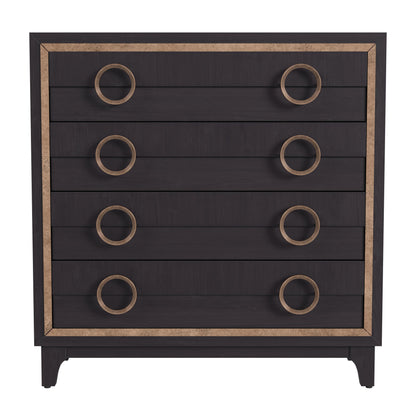 Eaton Wood Black Hall Chest