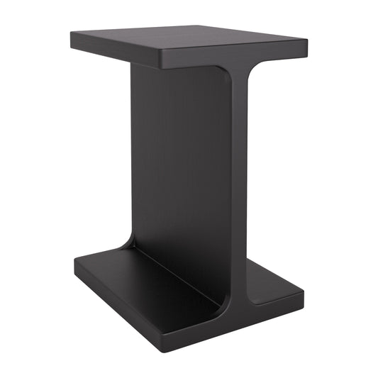 Bama Wood Black Square Side Table