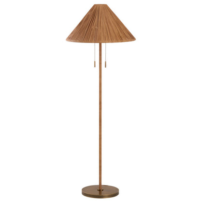 Wildwood Avondale Handcrafted Rattan Floor Lamp
