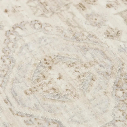 Cyra Floral Natural Area Rugs For Living Room -- natural