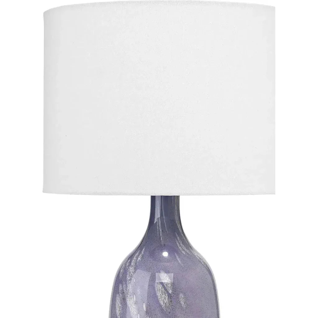 Lavender Glass Acrylic Maya Table Lamp -- view 3