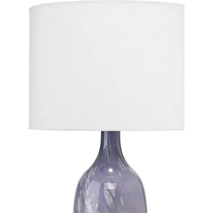 Lavender Glass Acrylic Maya Table Lamp -- view 3