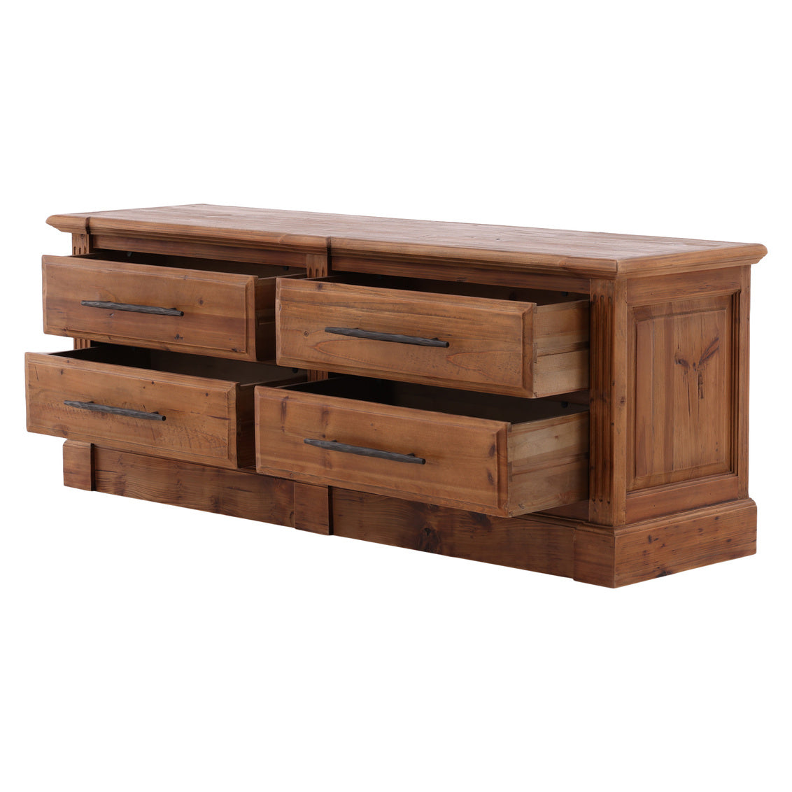 Furniture Classics Butler Four Drawers Wood Dresser