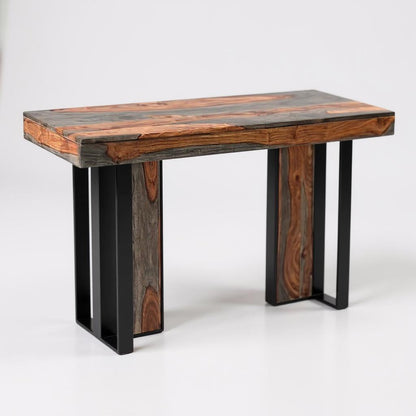 Tyvara Wooden Rectangular Console Table -- view 3