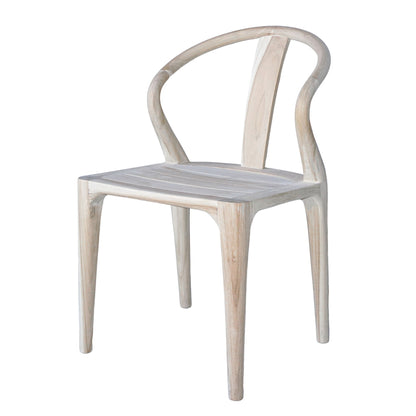 Izzy Outdoor Dining Chair -- Light Brown