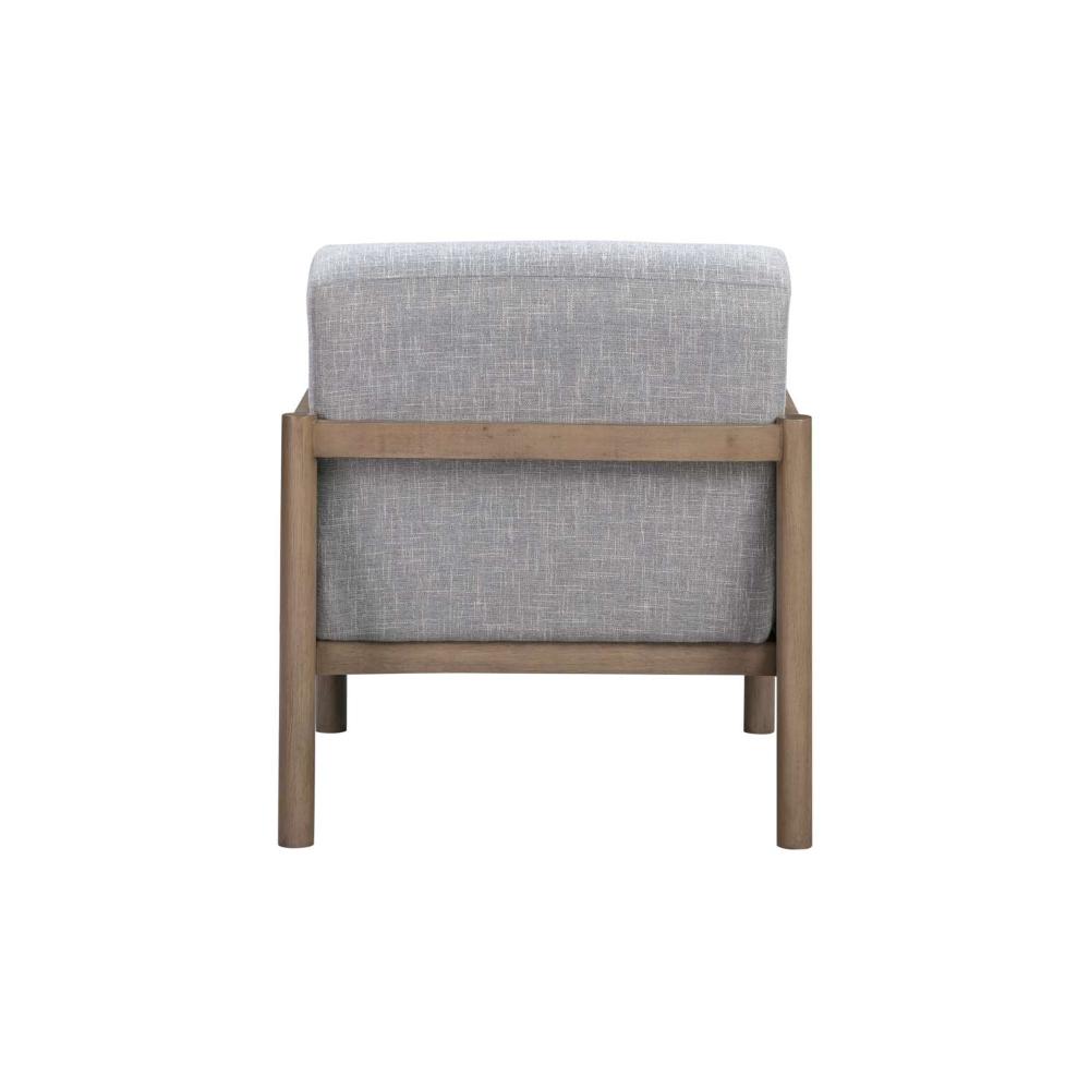 Hedges Wood Brown Accent Arm Chair - Heirloom Quality Wood - view 4