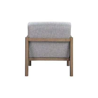 Hedges Wood Brown Accent Arm Chair - Heirloom Quality Wood - view 4