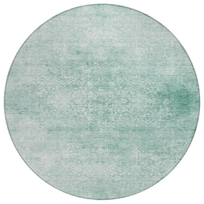 Kaelas Teal Washable Indoor-Outdoor Rug