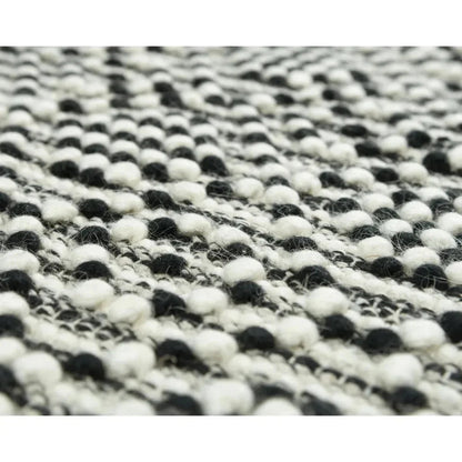 Buza Geometric Black Living Room Rug - LOOMLAN - LOOMLAN - Area Rugs