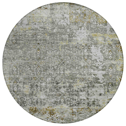 Jaelara Taupe Washable Indoor-Outdoor Rug