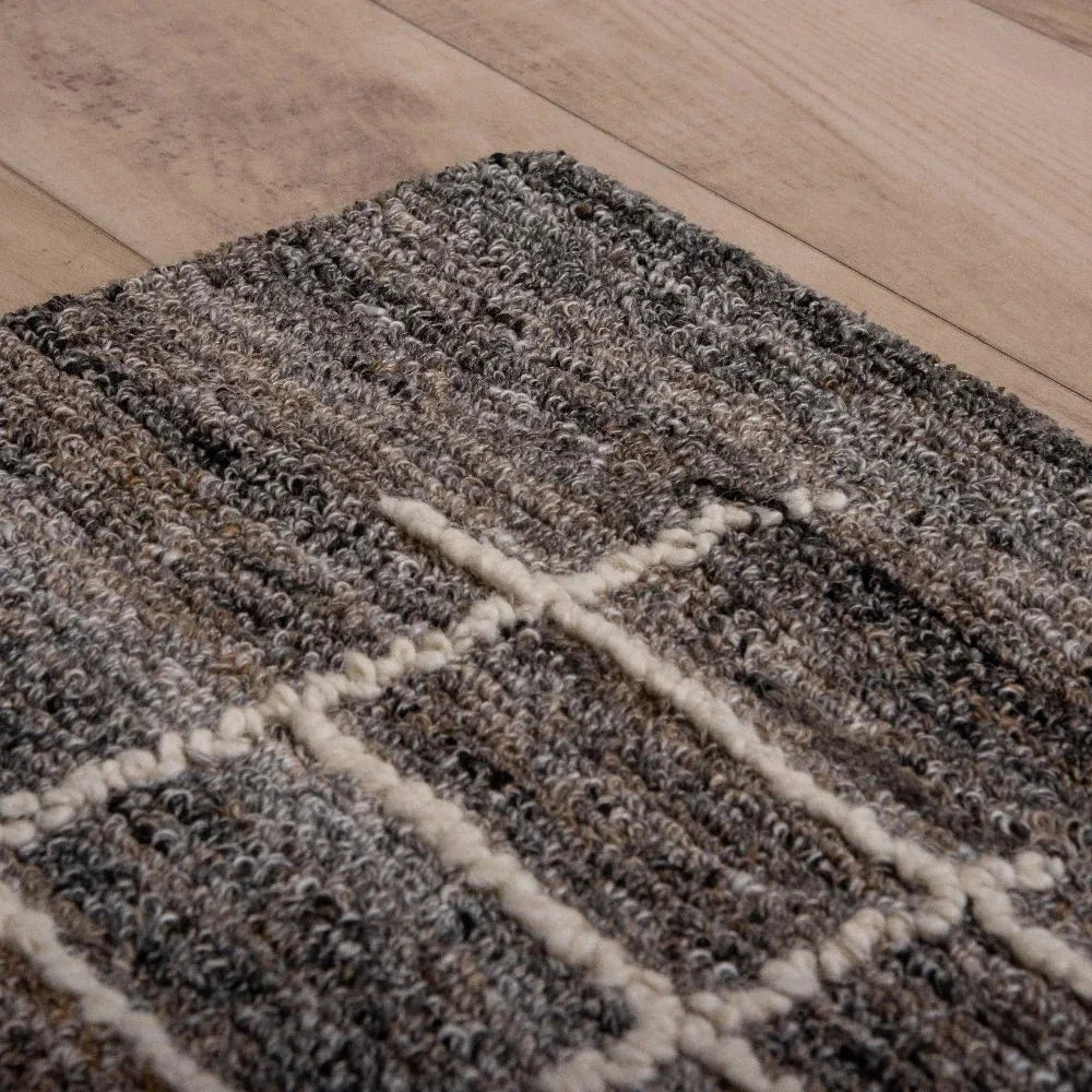 Cria Lines Dk.Brown Area Rugs For Living Room -- brown