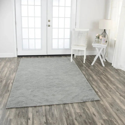 Beko Diamond Gray Large Area Rugs For Living Room -- gray