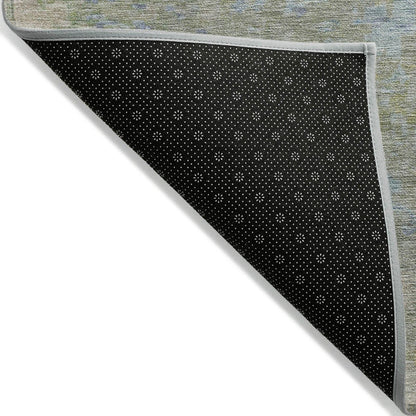 Iriain Sky Washable Indoor-Outdoor Rug