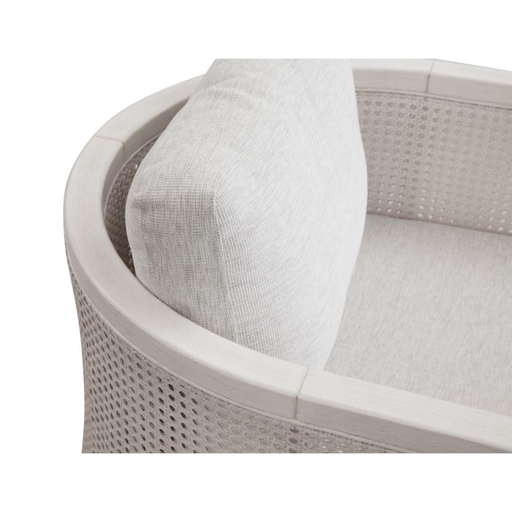 Mylo White Wood Accent Arm Chair - Heirloom Quality Wood - view 6