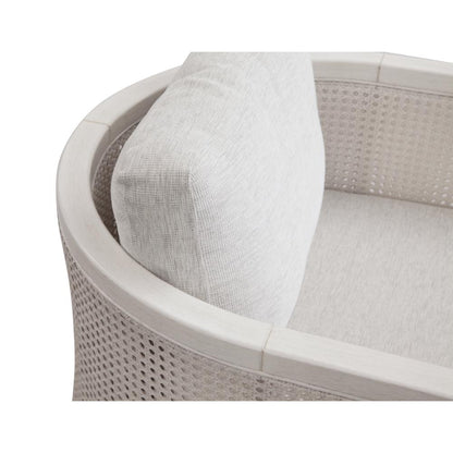 Mylo White Wood Accent Arm Chair - Heirloom Quality Wood - view 6