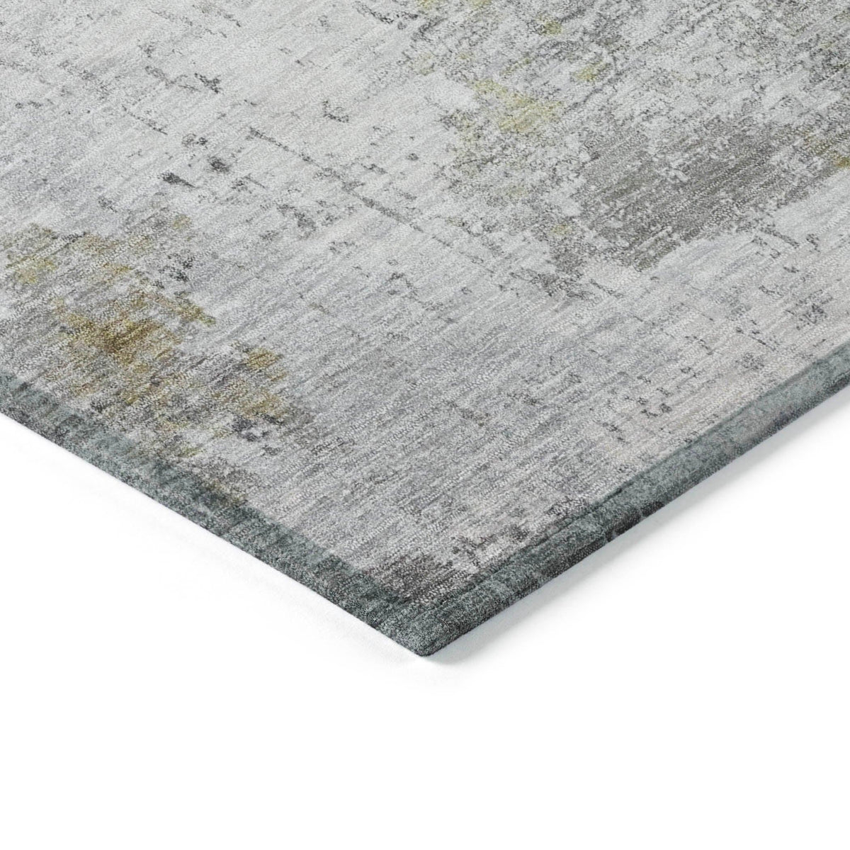 Kaelira Gray Washable Indoor-Outdoor Rug