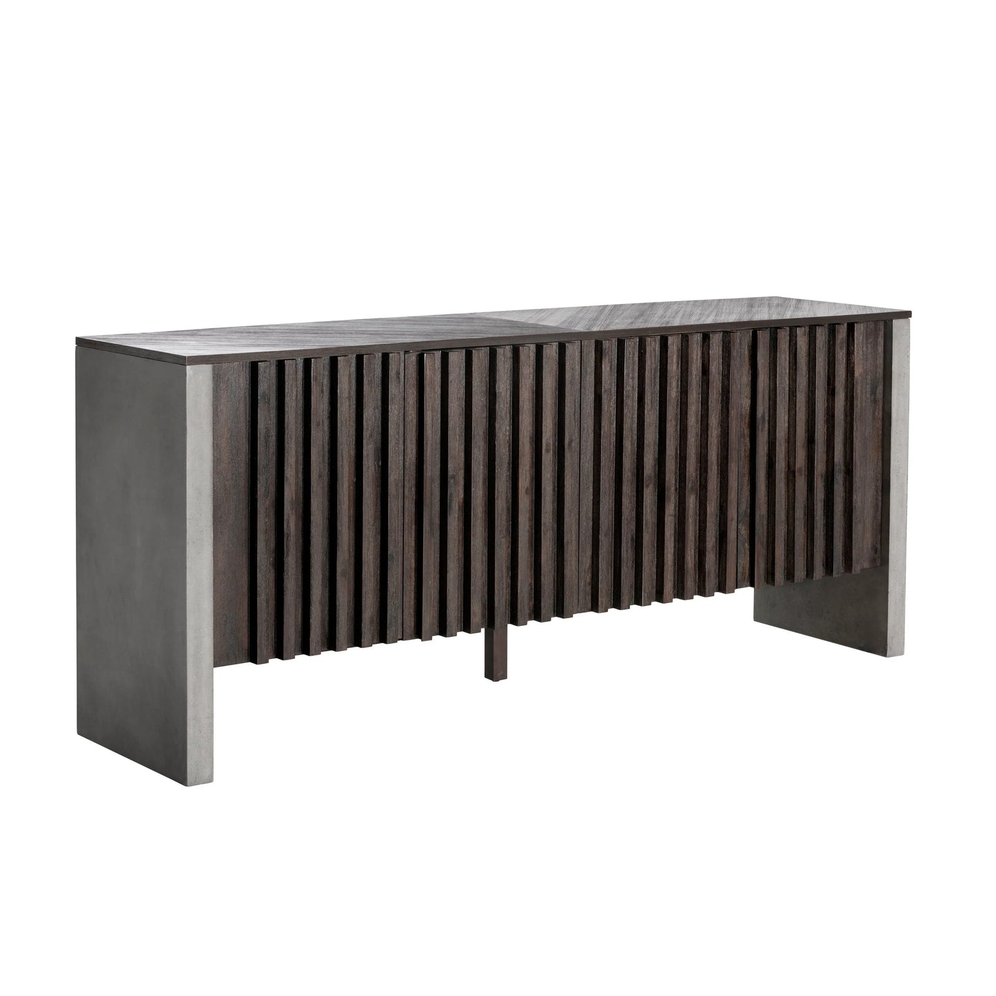 Bane Sideboard Contemporary Wood And Concrete Design