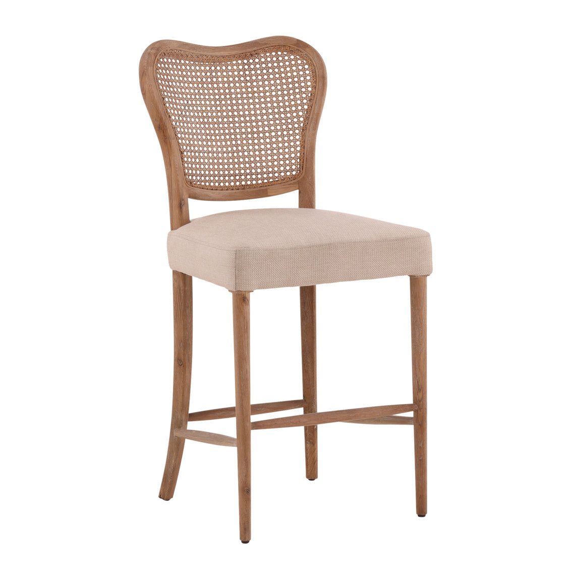 Furniture Classics Leary Cream Performance Fabric Counter Stool
