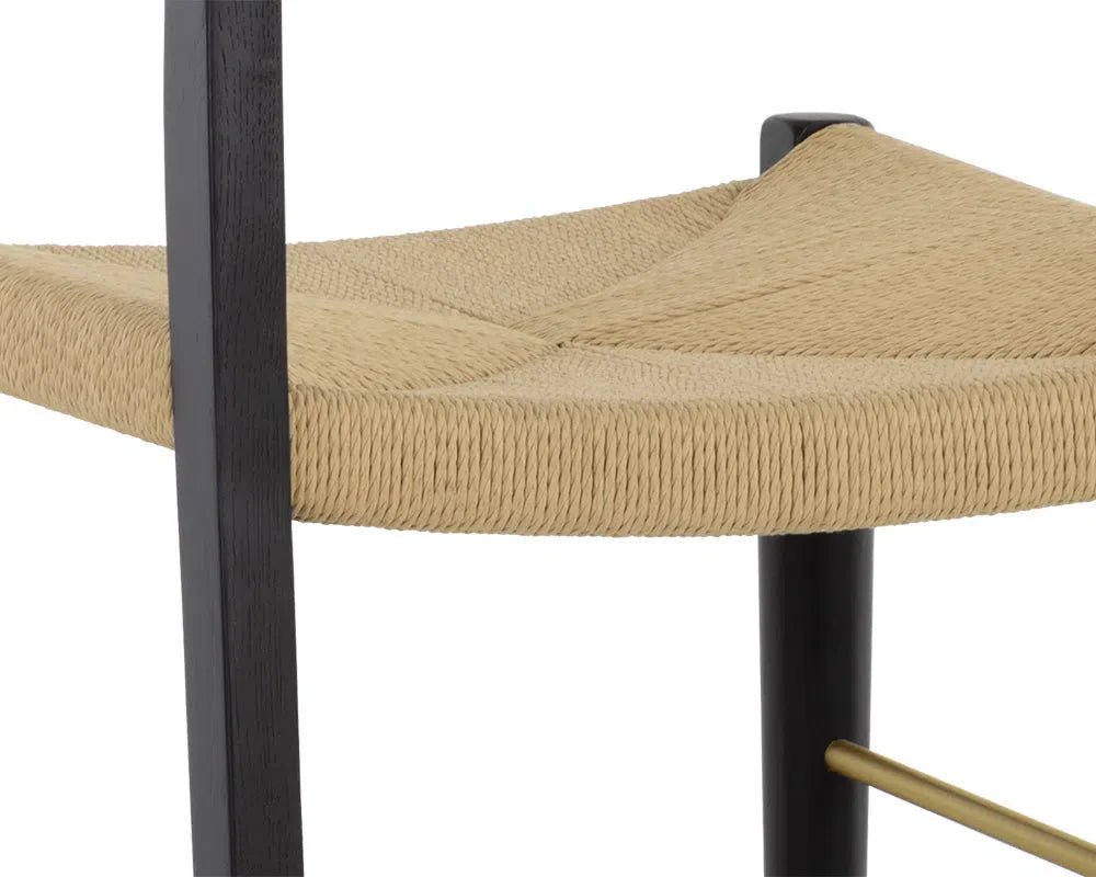 SUNPAN Bondi Rope Wooden Counter Stool