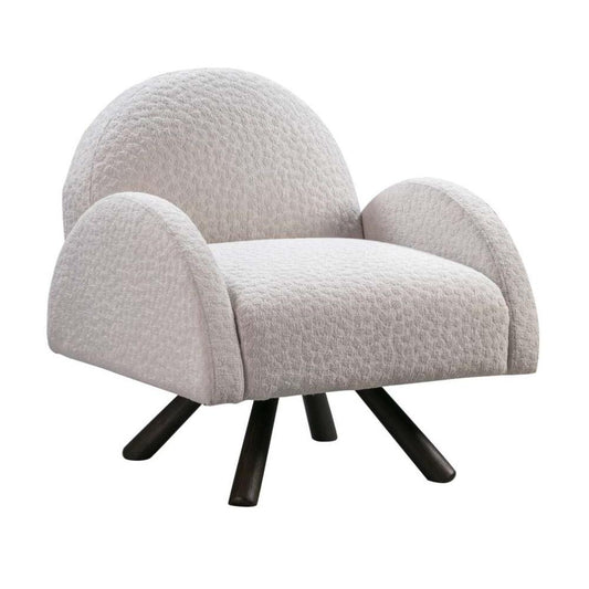 Myrtle Wood Beige Armless Accent Chair - Heirloom Quality Wood