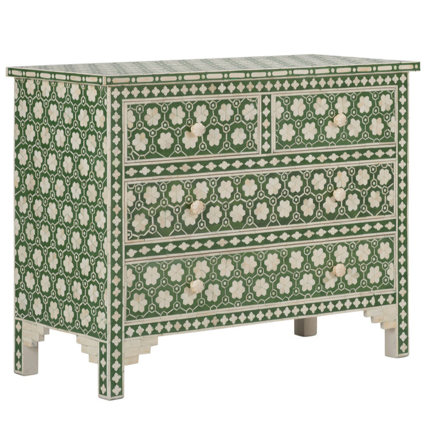 Chelsea House Clark Four Drawers Green Chest