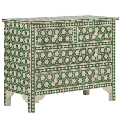Chelsea House Clark Four Drawers Green Chest