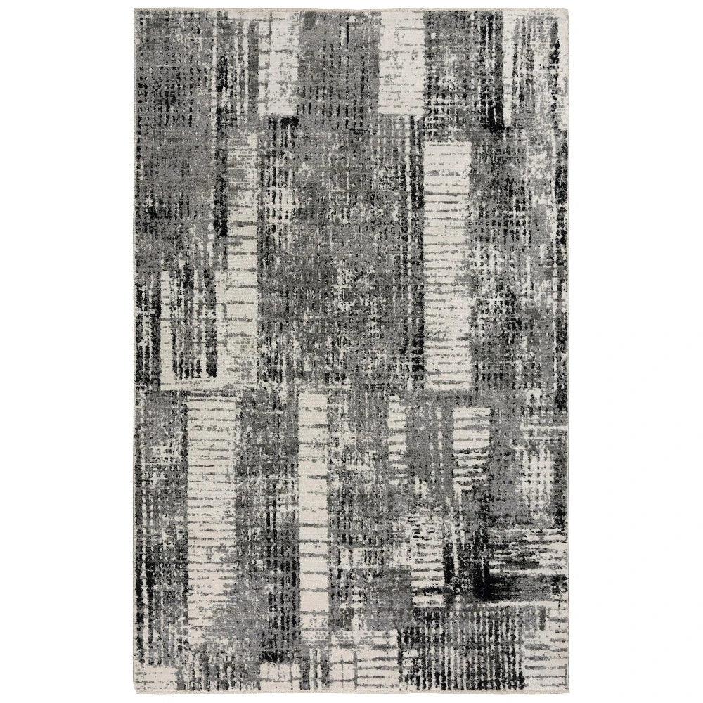 Cund Abstract Gray Large Area Rugs For Living Room