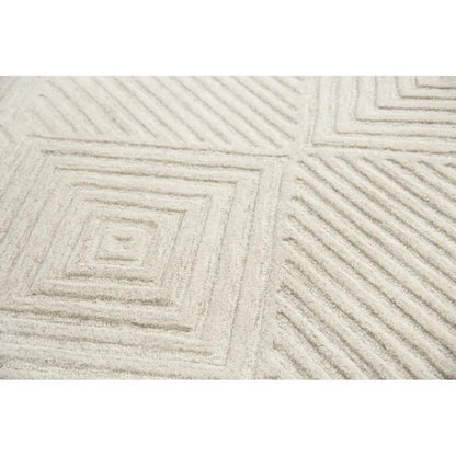 Bomb Diamond Light Beige Large Area Rugs - LOOMLAN - LOOMLAN - Area Rugs