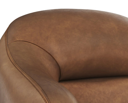 Armani Leather Upholstered Armchair