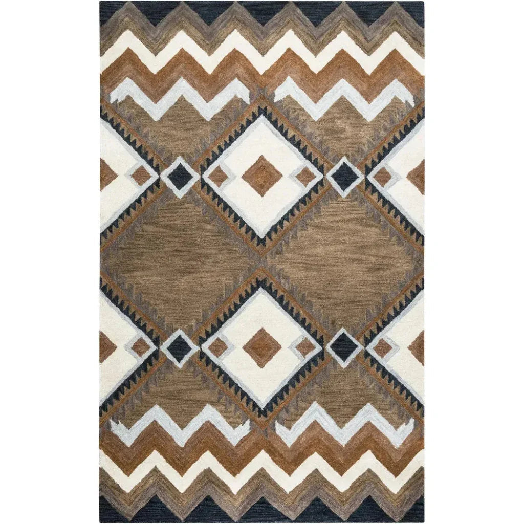 Cyta Wool Brown Hallway Kitchen Runner Rug - LOOMLAN - LOOMLAN - Area Rugs