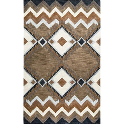 Cyta Wool Brown Hallway Kitchen Runner Rug - LOOMLAN - LOOMLAN - Area Rugs