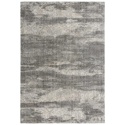 Atum Abstract Gray Large Area Rugs For Living Room