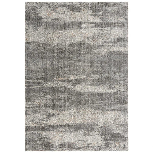 LOOMLAN Atum Abstract Gray Large Area Rugs
