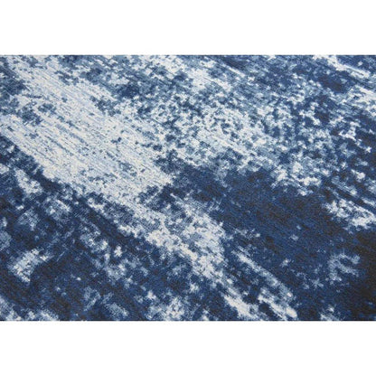 Dain Abstract Blue Kitchen Hallway Runner Rug - LOOMLAN - LOOMLAN - Area Rugs
