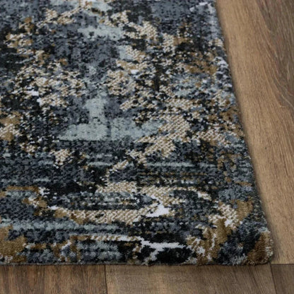 Bawa Charcoal Large Area Rugs For Living Room -- charcoal