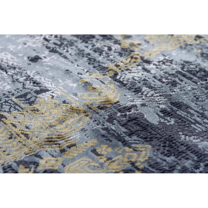 Dive Diamond Black Kitchen Hallway Runner Rug - LOOMLAN - LOOMLAN - Area Rugs