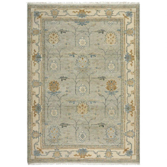 LOOMLAN Aero Border Beige Large Area Rugs