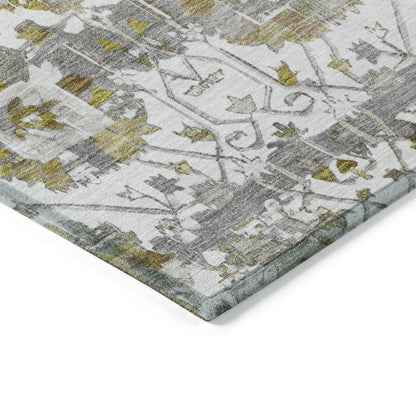 Haelira Linen Washable Indoor-Outdoor Rug
