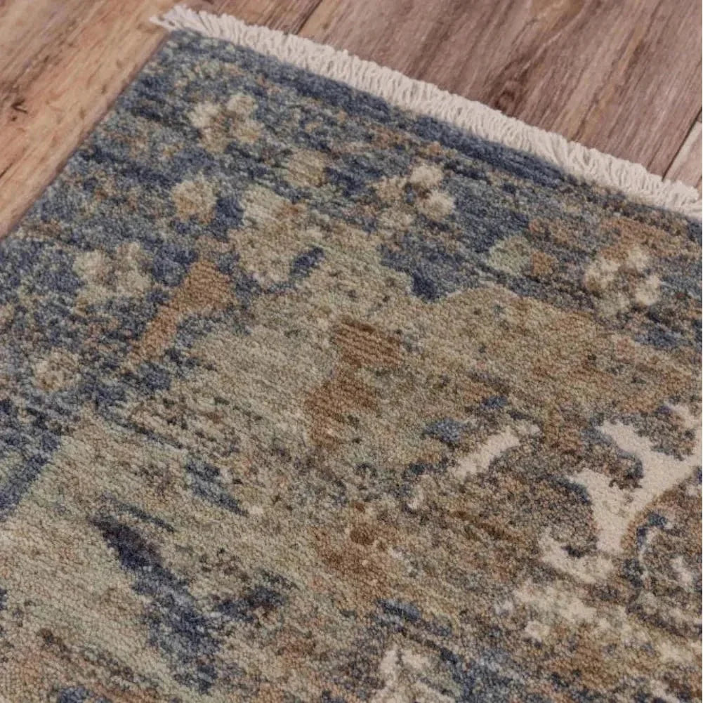Attu Floral Charcoal Large Area Rugs For Living Room -- charcoal