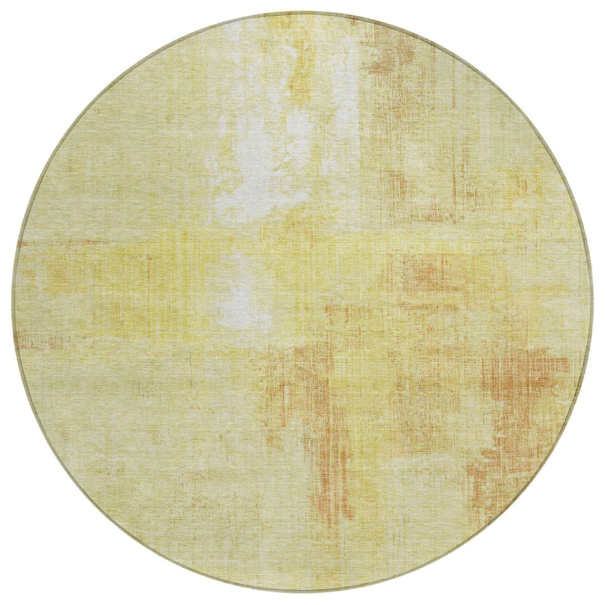 Jaelor Gold Washable Indoor-Outdoor Rug