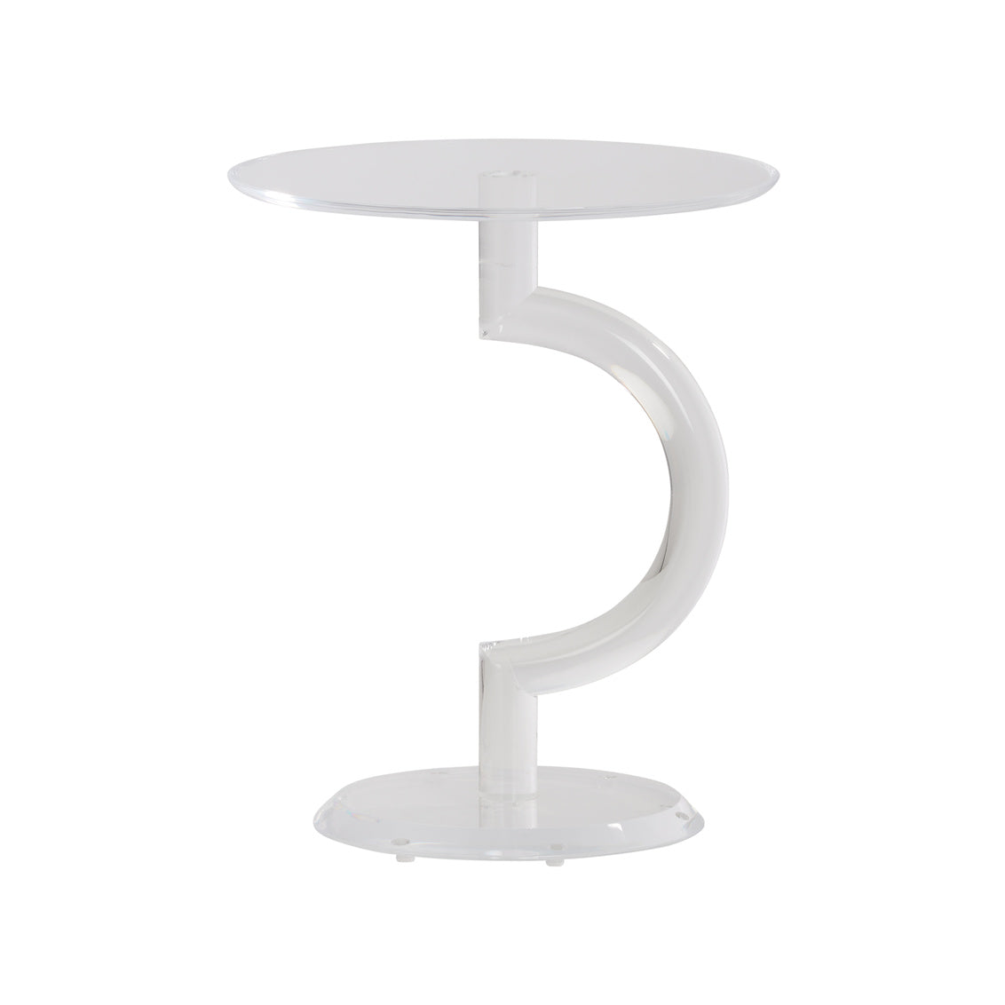 Chelsea House Chicago Acrylic Round Side Table